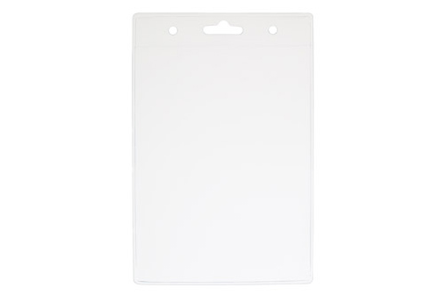 Large ID Card Holder in clear PVC plastic material